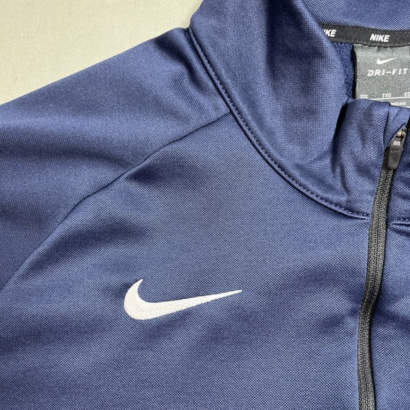 Nike Dri-Fit Big 12 Conference Mens 1/4 Zip Long Sleeve Pullover Jacket Navy 2XL - Picture 8 of 16